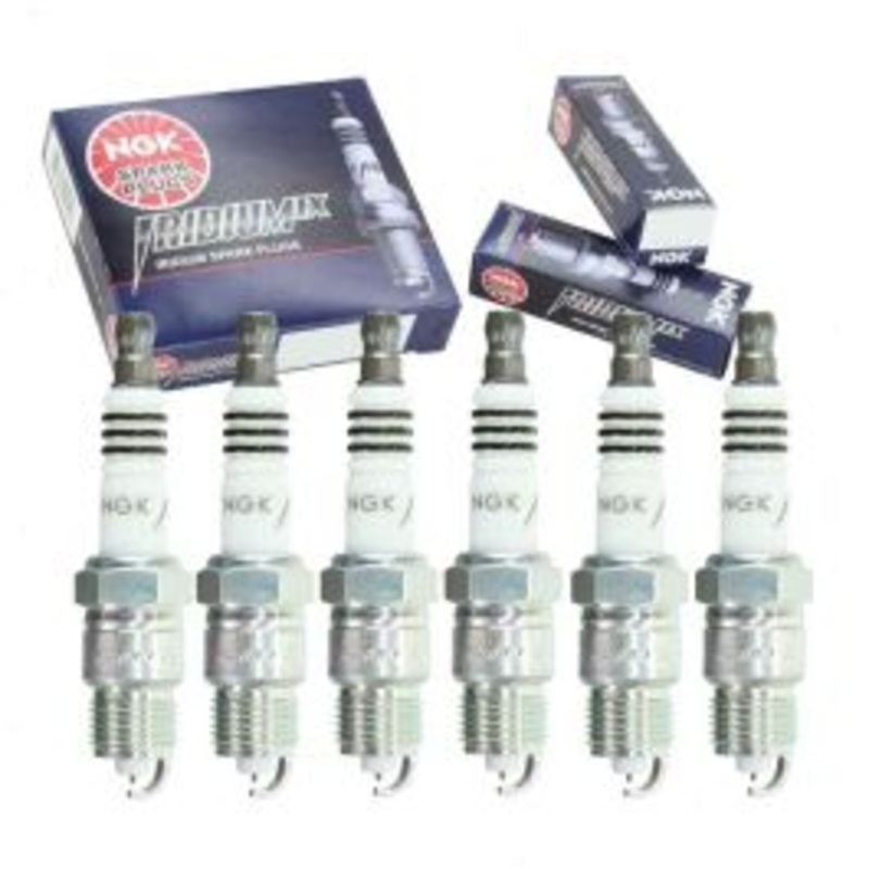 6 pc NGK Iridium IX Spark Plugs for 1975-1976 Plymouth Scamp 3.7L L6