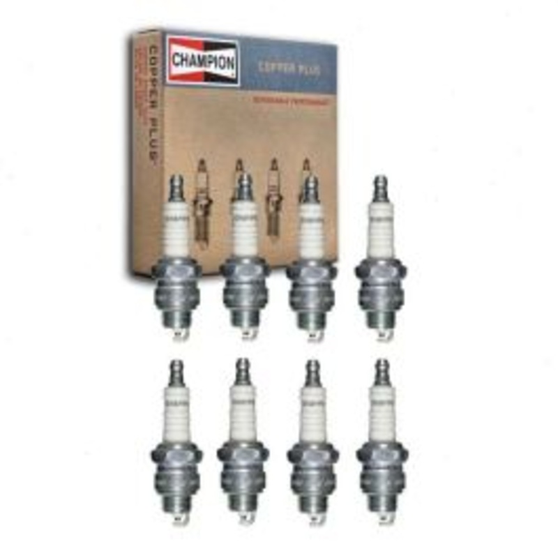 8 pc Champion Copper Plus Spark Plugs for 1968 Chevrolet P20 Van 5.0L V8