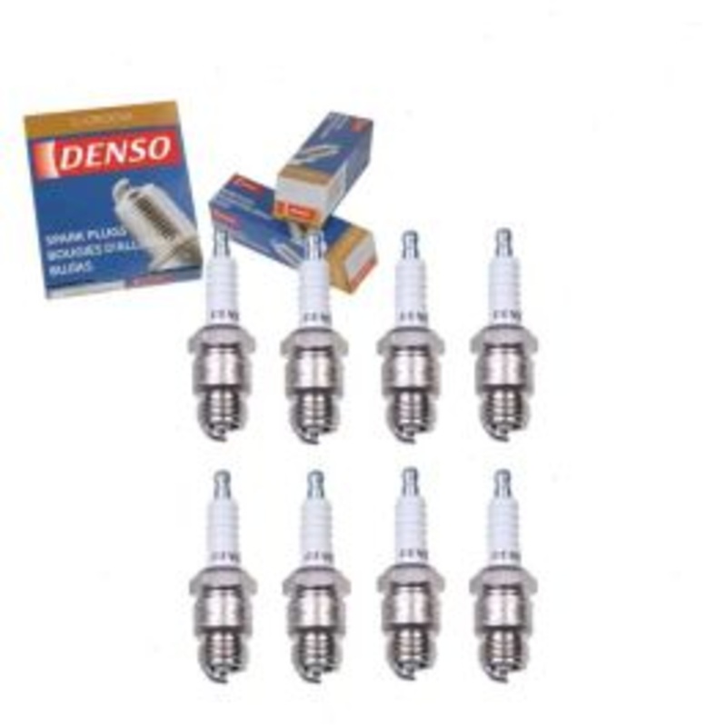 8 pc DENSO Standard U-Groove Spark Plugs for 1960 Lincoln Lincoln Series 7.0L V8
