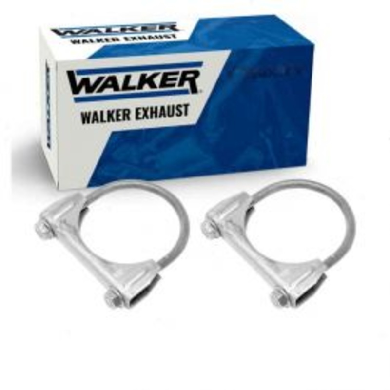 2 pc Walker Exhaust Clamps for 1986-1989 Hyundai Excel 1.5L L4