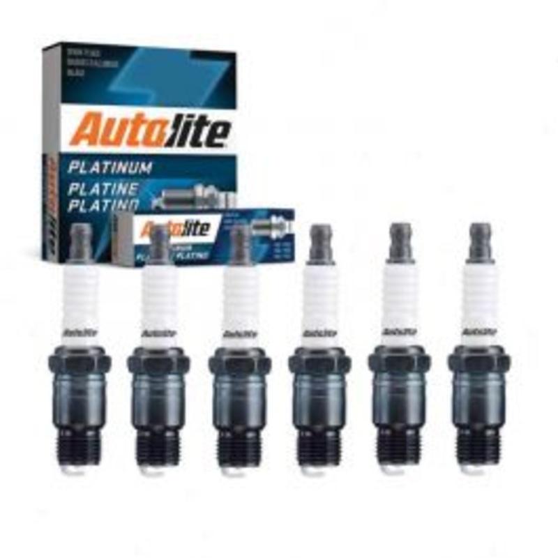 6 pc Autolite Platinum Spark Plug for 1979-1980 GMC C1500 4.8L L6