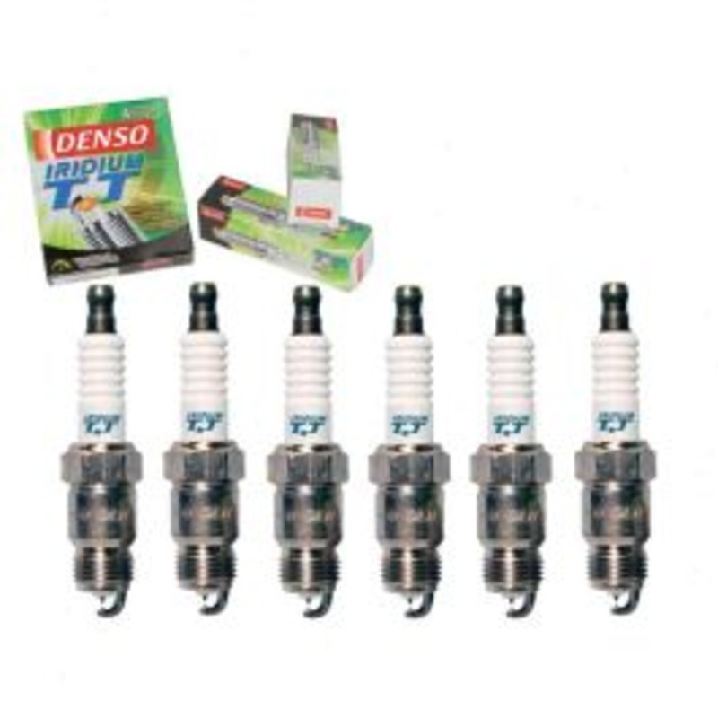 6 pc DENSO Iridium TT Spark Plugs for 1987 Chevrolet V20 4.8L L6