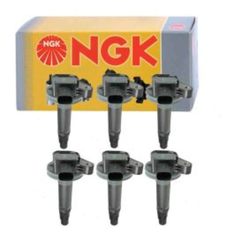 6 pc NGK Ignition Coils for 2007-2017 Lincoln MKX 3.5L 3.7L V6