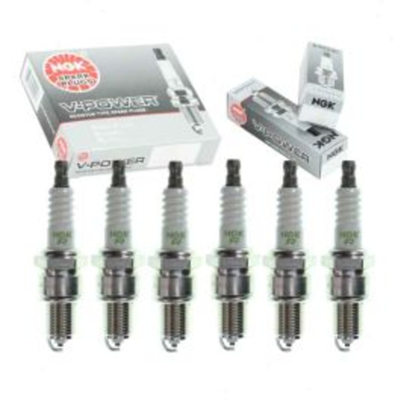 6 pc NGK V-Power Spark Plugs for 1968-1972 Mercedes-Benz 250 2.5L 2.8L L6