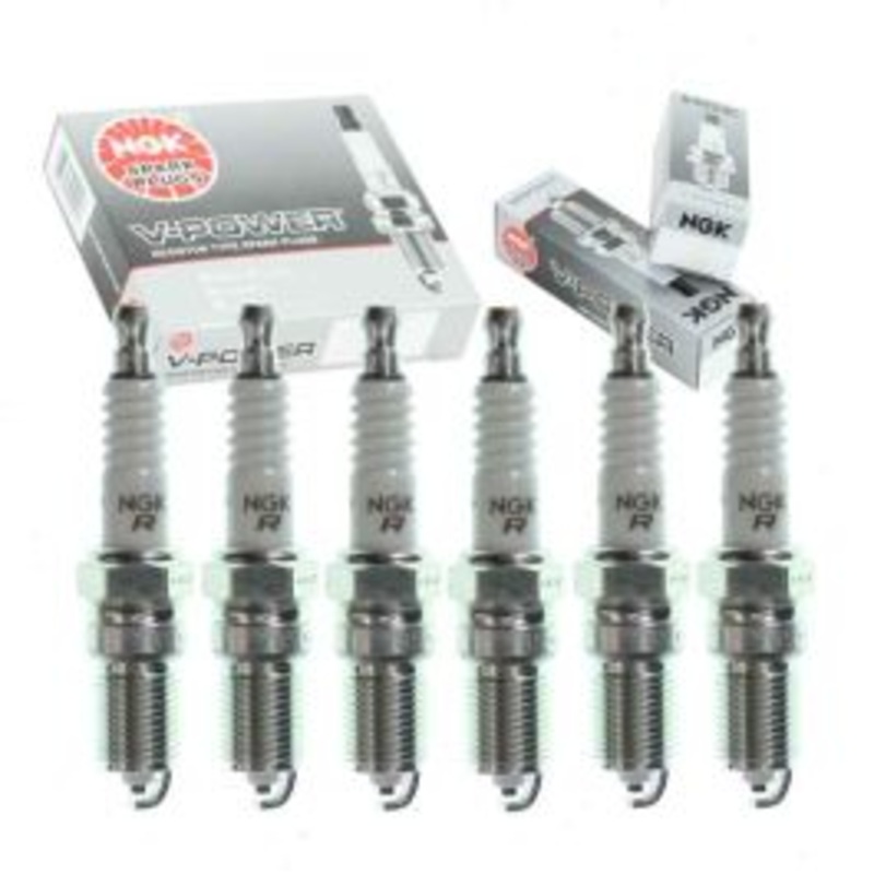 6 pc NGK V-Power Spark Plugs for 1988-1992 Eagle Premier 3.0L V6