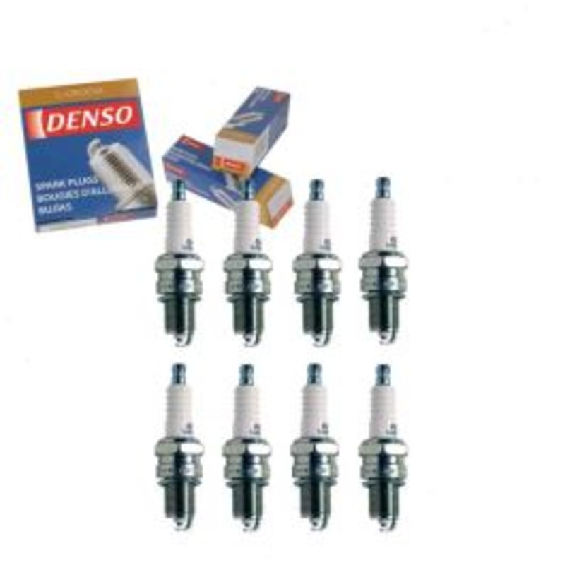 8 pc DENSO Standard U-Groove Spark Plugs for 1981-1992 Dodge W250 5.2L 5.9L V8