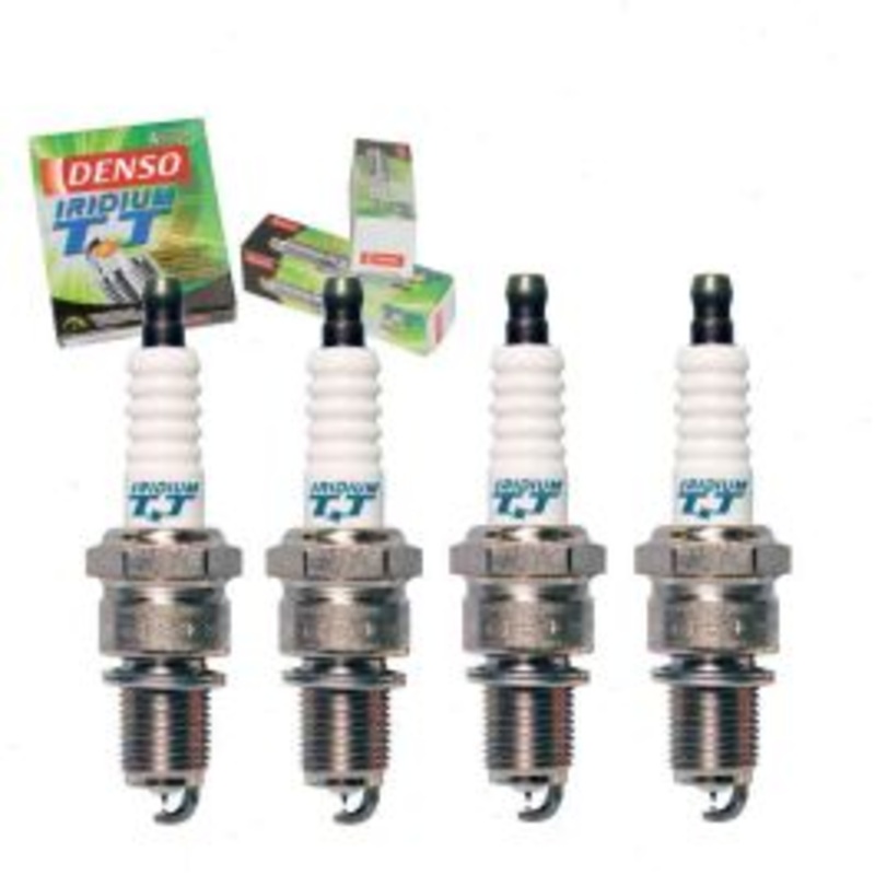 4 pc DENSO Iridium TT Spark Plugs for 1972-1974 Volkswagen Campmobile 1.7L 1.8L H4