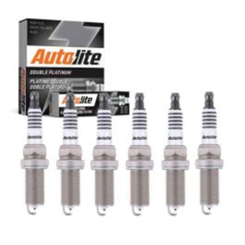 6 pc Autolite Double Platinum Spark Plug for 2010 BMW X5 3.0L L6