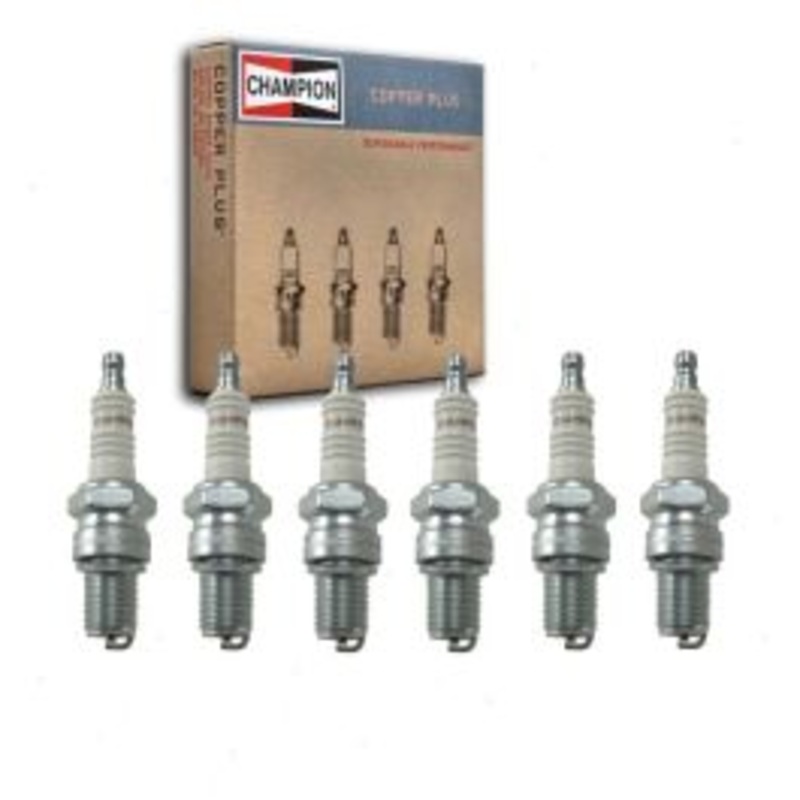 6 pc Champion Copper Plus Spark Plugs for 1961-1965 Fargo FW100 Panel Delivery 3.7L L6