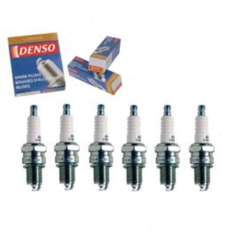 6 pc DENSO Standard U-Groove Spark Plugs for 1967-1969 Dodge Coronet 3.7L L6