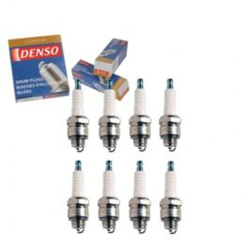 8 pc DENSO Standard U-Groove Spark Plugs for 1968 Chevrolet C20 Suburban 5.0L V8