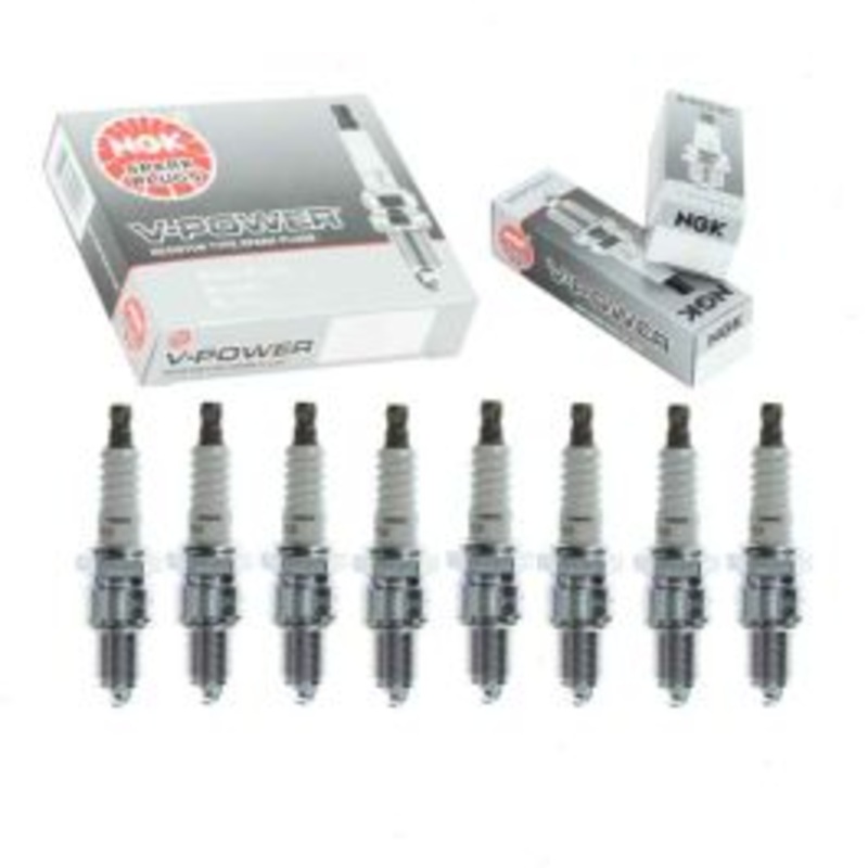 8 pc NGK V-Power Spark Plugs for 1971-1976 Plymouth Scamp 5.2L V8