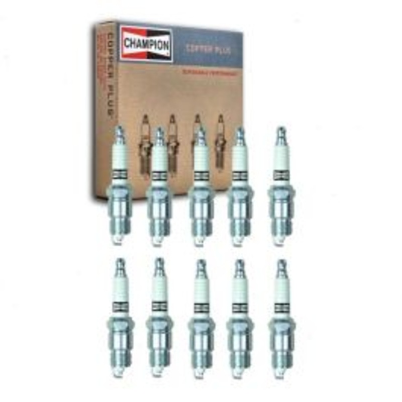 10 pc Champion Copper Plus 18S RV15YC4 Spark Plugs