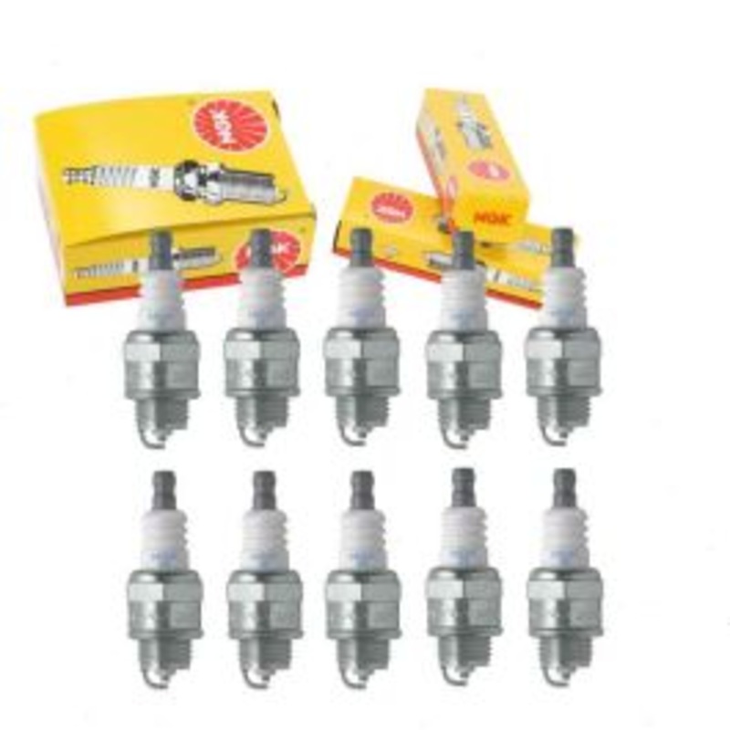 10 pc NGK Standard 4972 BPMR6A SOLID Spark Plugs