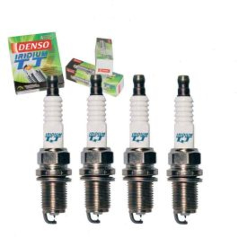 4 pc DENSO Iridium TT Spark Plugs for 1989-1990 Nissan Pulsar NX 1.6L L4