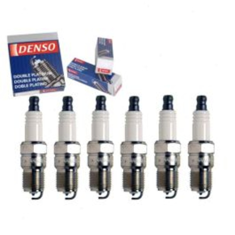 6 pc DENSO Double Platinum Spark Plugs for 2002-2008 Jaguar X-Type 2.5L 3.0L V6