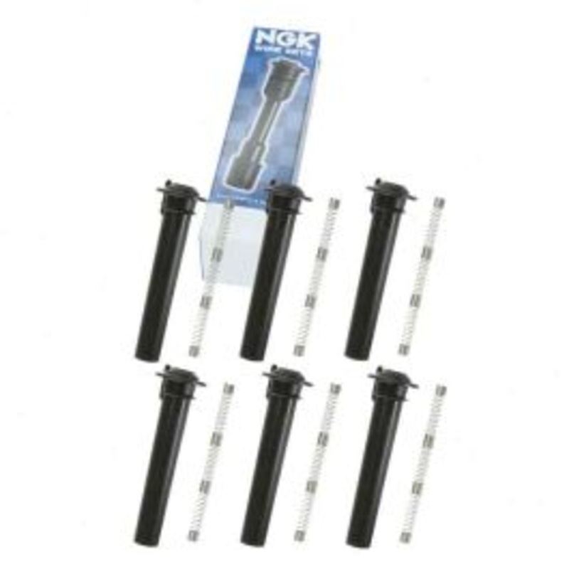 6 pc NGK Ignition Coil Boots for 2000-2004 Ford Taurus 3.0L V6