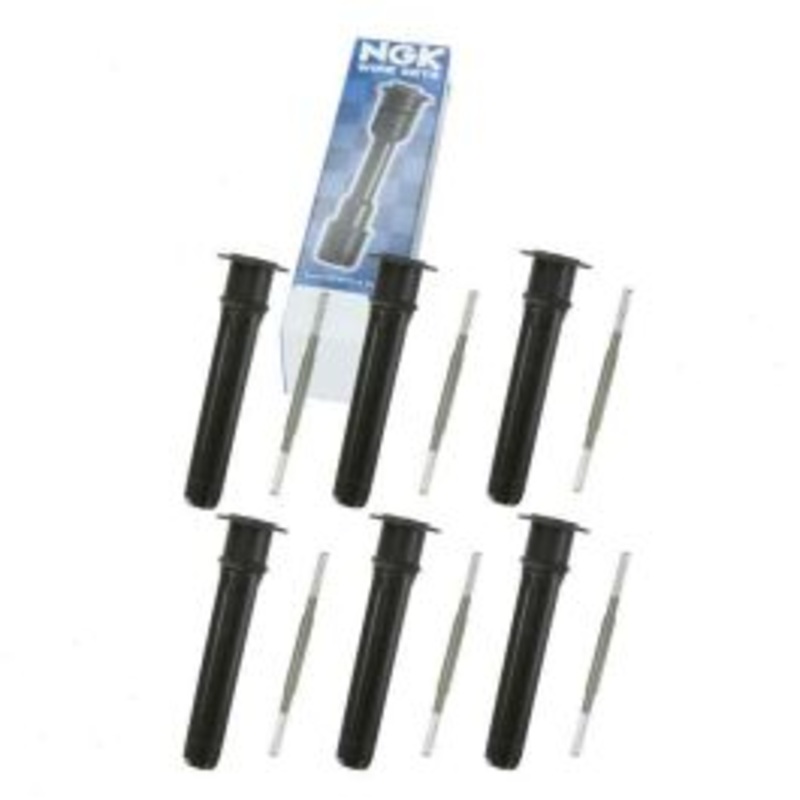 6 pc NGK Ignition Coil Boots for 2001-2005 Dodge Stratus 2.7L V6