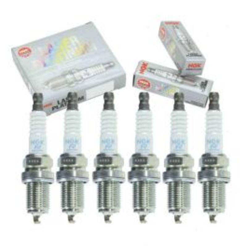 6 pc NGK Laser Platinum Spark Plugs for 2001-2004 Nissan Frontier 3.3L V6