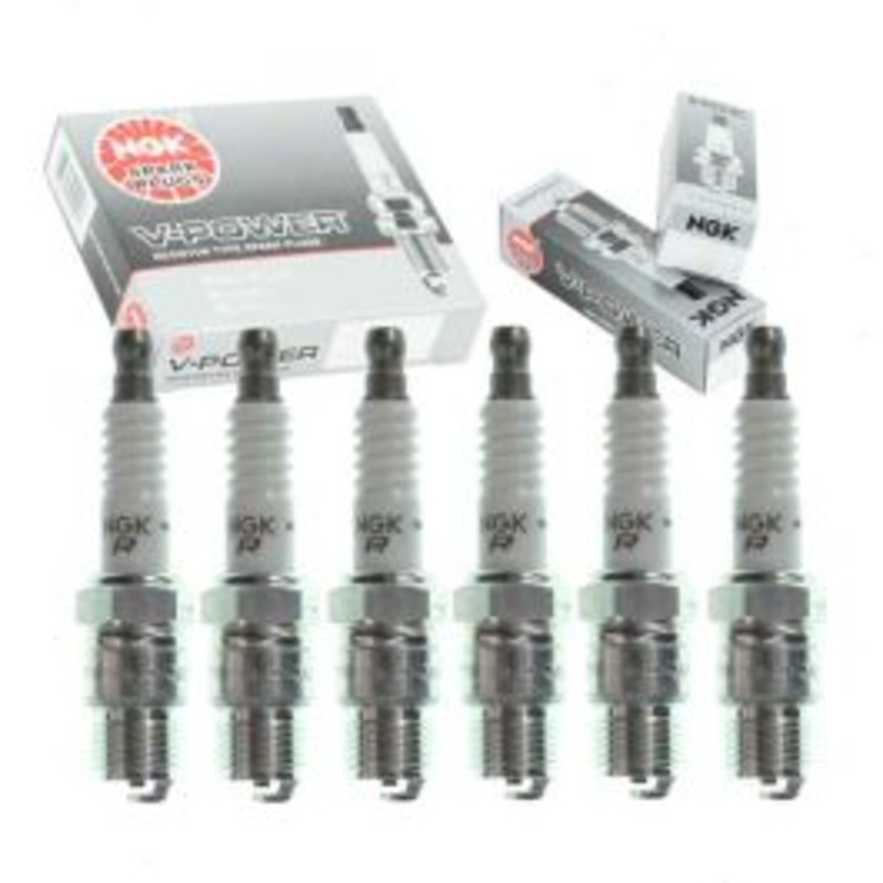 6 pc NGK V-Power Spark Plugs for 1970-1982 Chevrolet K20 Suburban 4.1L 4.8L L6