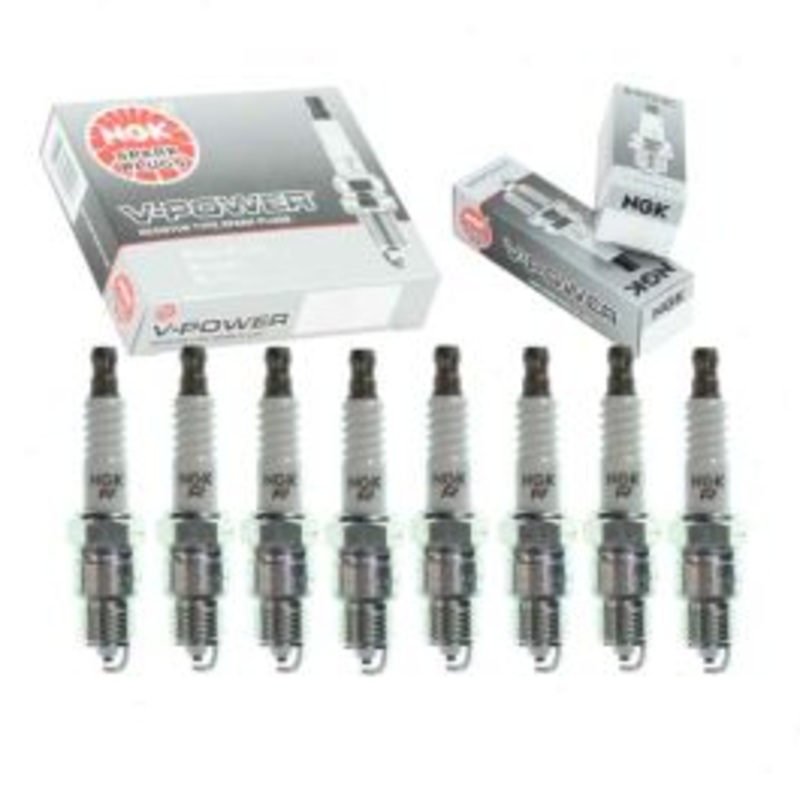 8 pc NGK V-Power Spark Plugs for 1976-1978 GMC G15 5.0L 5.7L 6.6L V8