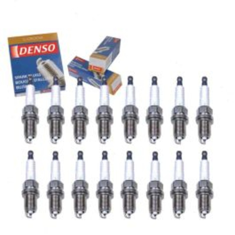 16 pc DENSO Standard U-Groove Spark Plugs for 2005-2006 Mercedes-Benz C55 AMG 5.5L V8