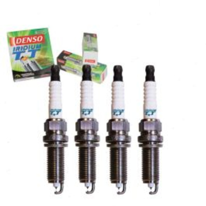 4 pc DENSO Iridium TT Spark Plugs for 2014-2015 Nissan Rogue Select 2.5L L4