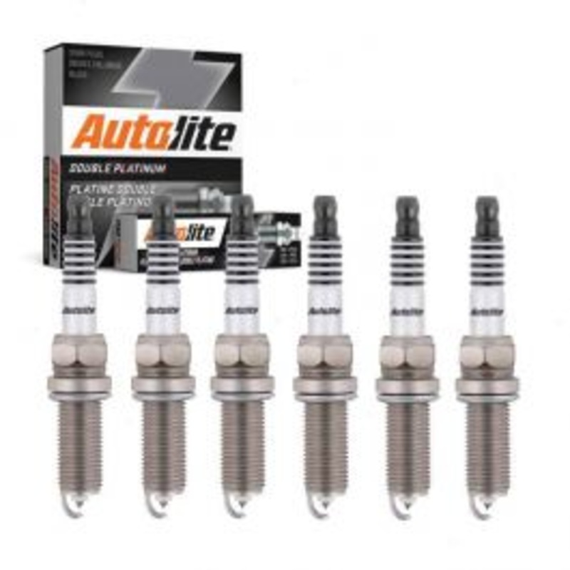 6 pc Autolite Double Platinum Spark Plug for 2008-2009 Mercedes-Benz E300