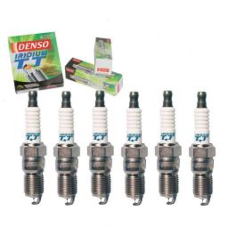 6 pc DENSO Iridium TT Spark Plugs for 1986-1998 Buick Skylark 3.0L 3.1L 3.3L V6