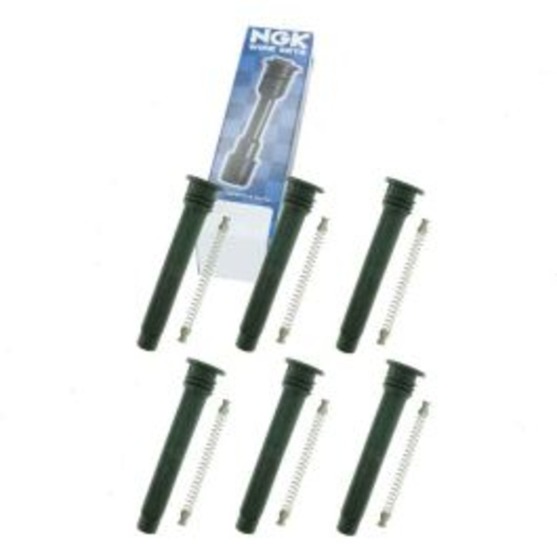 6 pc NGK Ignition Coil Boots for 2014 Jeep Cherokee 3.2L V6