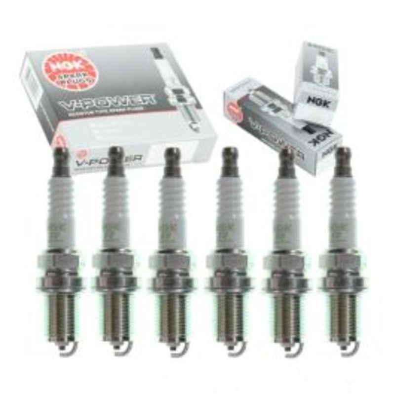 6 pc NGK V-Power Spark Plugs for 2003-2004 Cadillac CTS 3.2L V6