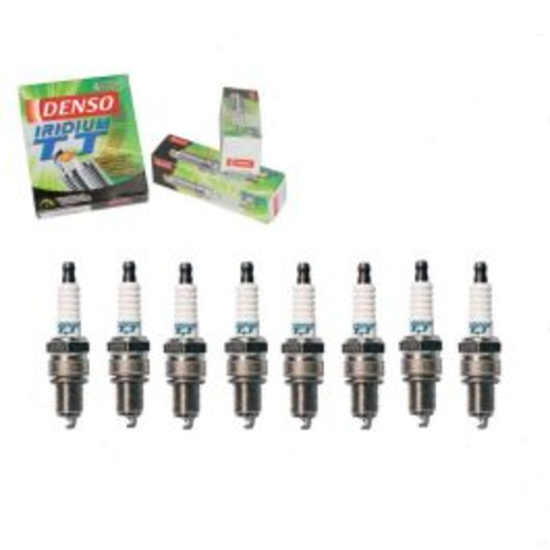 8 pc DENSO Iridium TT Spark Plugs for 1965-1976 Dodge Coronet 4.5L 5.2L 5.6L 5.9L V8