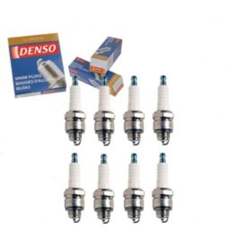 8 pc DENSO Standard U-Groove Spark Plugs for 1965-1966 Buick Gran Sport 6.6L V8