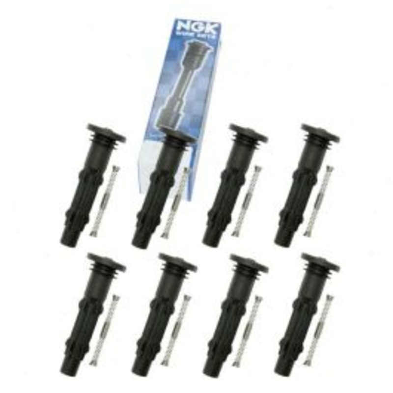8 pc NGK Ignition Coil Boots for 2007-2009 Mercedes-Benz CLK550 5.5L V8