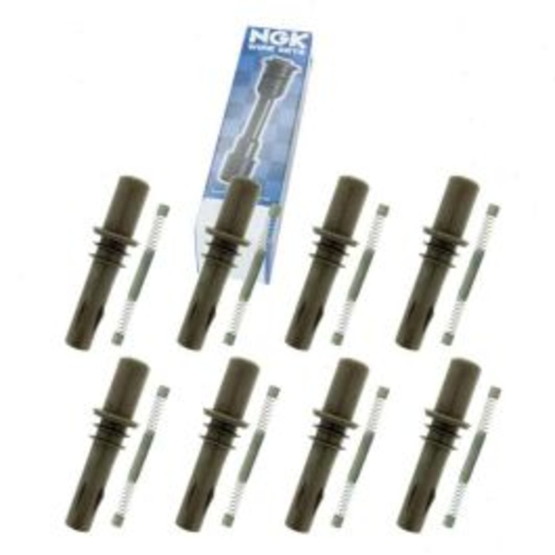 8 pc NGK Ignition Coil Boots for 2008-2010 Ford F-150 4.6L 5.4L V8