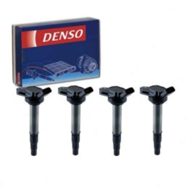 4 pc DENSO Direct Ignition Coils for 2012-2015 Toyota Prius Plug-In 1.8L L4
