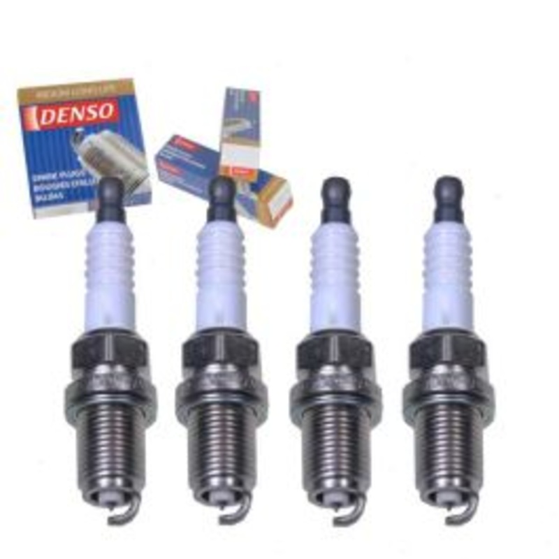 4 pc DENSO Iridium Long Life Spark Plugs for 2000-2004 Nissan Xterra 2.4L L4