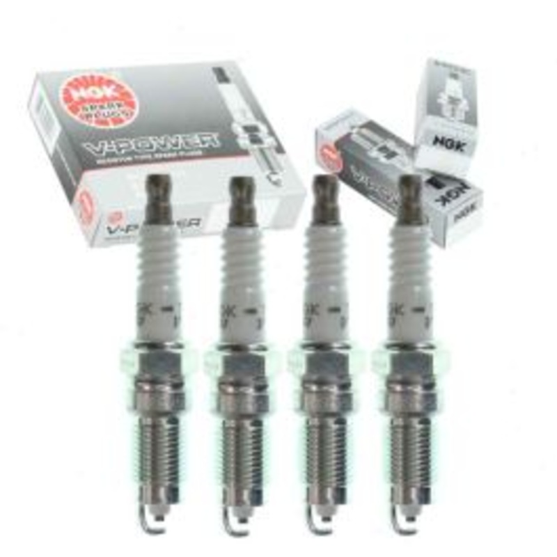 4 pc NGK V-Power Spark Plugs for 1995-1997 Pontiac Sunfire 2.2L L4