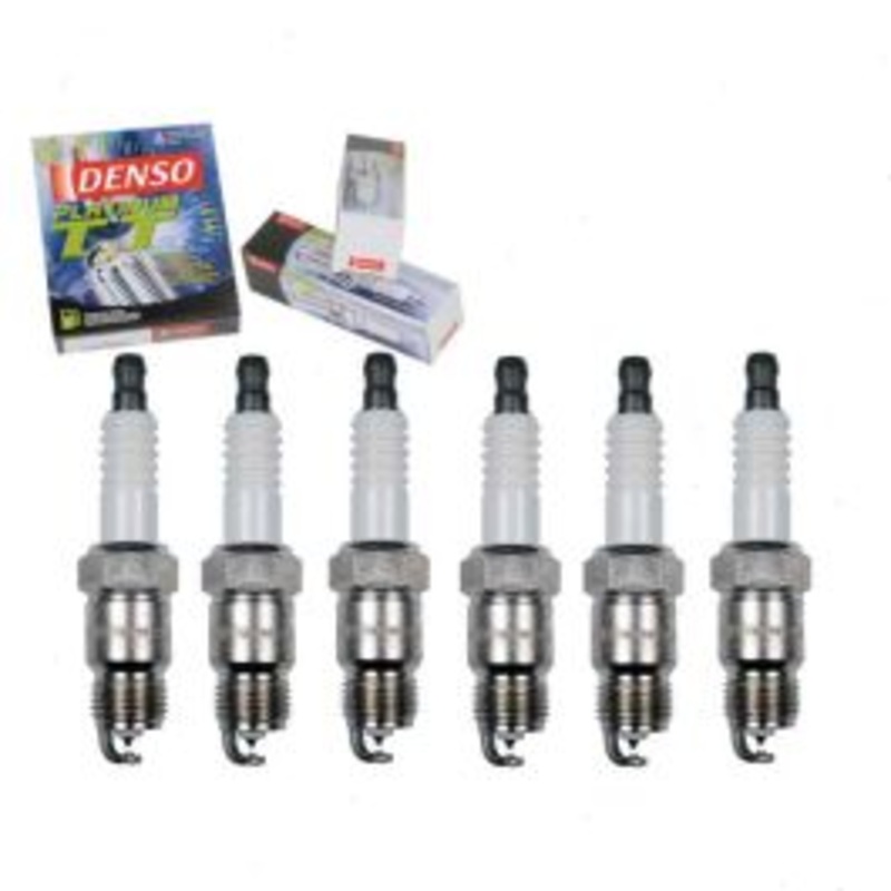 6 pc DENSO Platinum TT Spark Plugs for 1975-1978 GMC G35 4.1L 4.8L L6