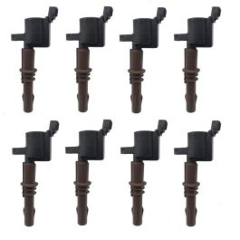 8 pc Hitachi Ignition Coils for 2008 Lincoln Mark LT 5.4L V8