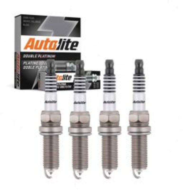 4 pc Autolite Double Platinum Spark Plug for 2012-2017 Kia Rio 1.6L L4