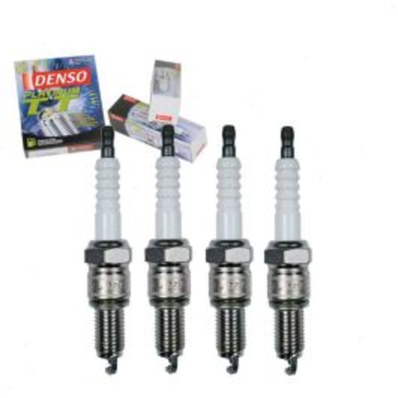 4 pc DENSO Platinum TT Spark Plugs for 1972-1982 Toyota Corona 2.0L 2.2L 2.4L L4