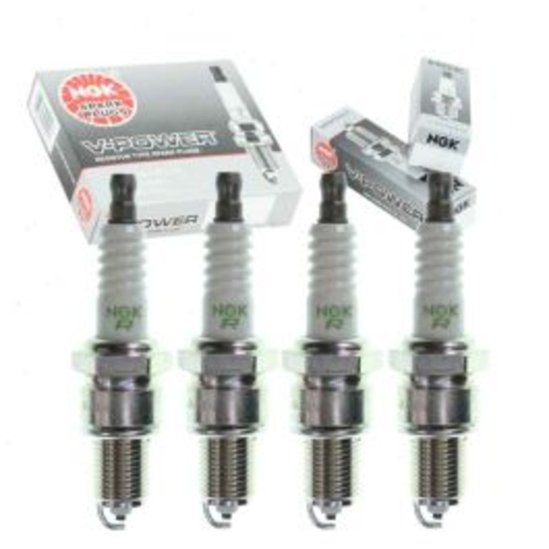 4 pc NGK V-Power Spark Plugs for 1980 Plymouth Colt 1.4L 1.6L L4
