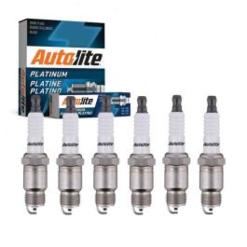 6 pc Autolite Platinum Spark Plug for 1985 Chevrolet K20 4.3L V6