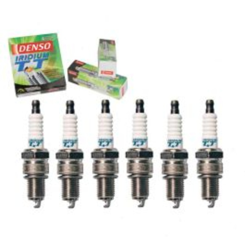 6 pc DENSO Iridium TT Spark Plugs for 1968-1969 GMC K15 K1500 Suburban 4.1L L6