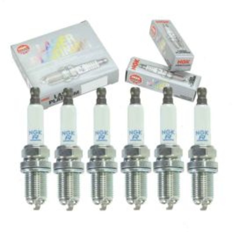 6 pc NGK Laser Platinum Spark Plugs for 2005-2009 Audi A4 Quattro 3.2L V6