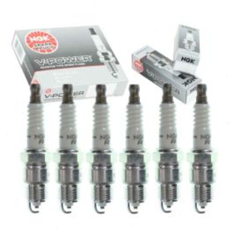 6 pc NGK V-Power Spark Plugs for 1977-1980 Oldsmobile Starfire 3.8L V6