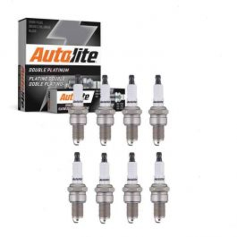 8 pc Autolite Double Platinum Spark Plug for 1975-1977 Dodge Royal Monaco