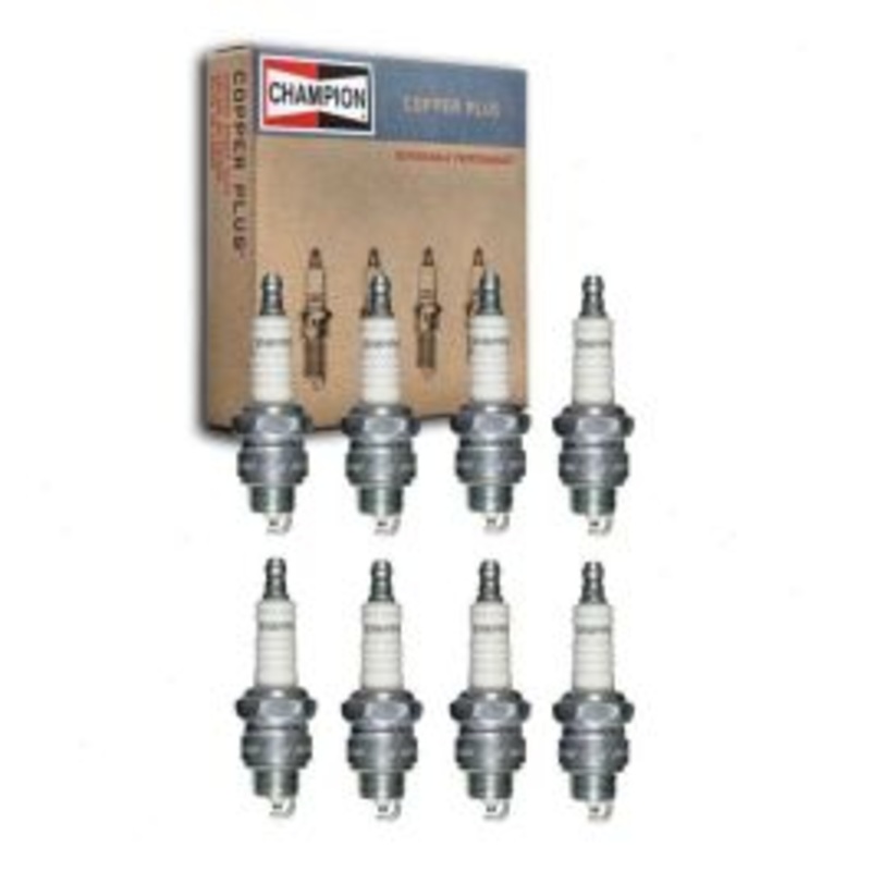 8 pc Champion Copper Plus Spark Plugs for 1966-1971 Fargo D110 Pickup 5.2L 6.3L V8