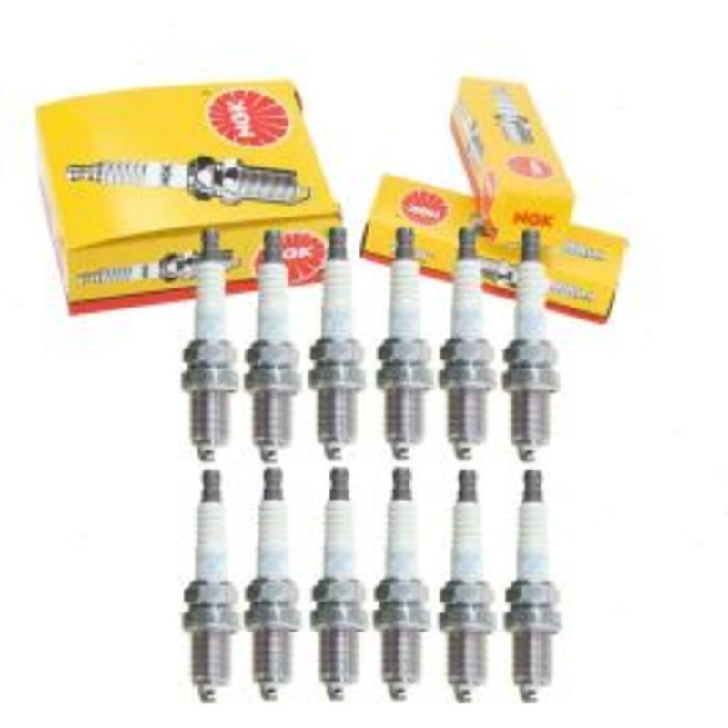 12 pc NGK Standard Spark Plugs for 2003 Bentley Continental 6.0L W12